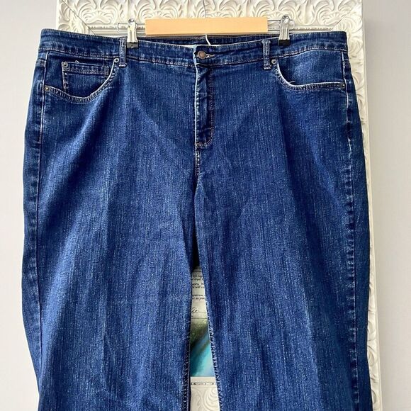 Jones New York Jeans Lexington Straight Women's Size 3X Blue Denim 43W/42 L - Picture 2 of 14